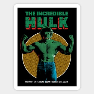 Incredible Hulk, Bruce Banner, Lou Ferrigno Magnet